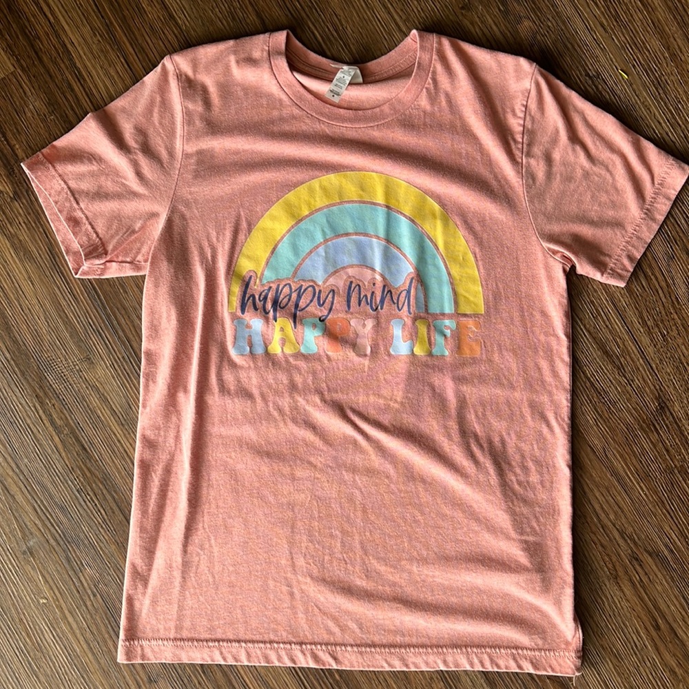 Happy mins happy life tee